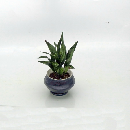 12th scale dollhouse Victorian Aspidistra (image for) 12th scale dollhouse Victorian Aspidistra